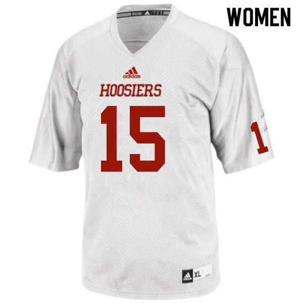 Women #15 Zach Merrill Indiana Hoosiers College Football Jerseys Sale-White